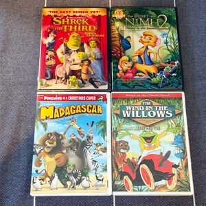 Animated Kids Movie Collection - Set of 4 DVDs